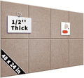 1/2'' Ultra Thick Felt Bulletin Pin Board Corkboard by Unknown
