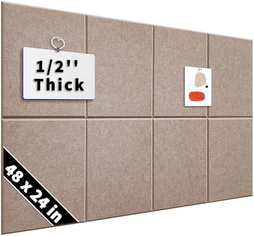 1/2'' Ultra Thick Felt Bulletin Pin Board Corkboard by Unknown