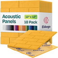 Acoustic Wall Panels 18-Pack, Office & Studio by EkkogoAcousticPanels