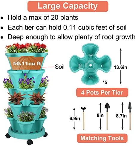 GameXcel Vertical Planter Tower - Image 5