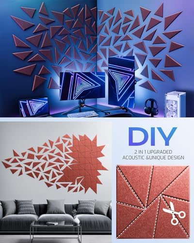 12 Pack Acoustic Panels, Sound Proof Foam Panels - Image 5