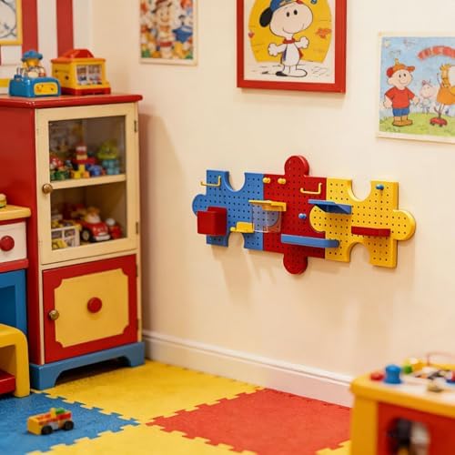Pegboard Wall Organizer, Puzzle Modular Plastic Storage System - Image 2