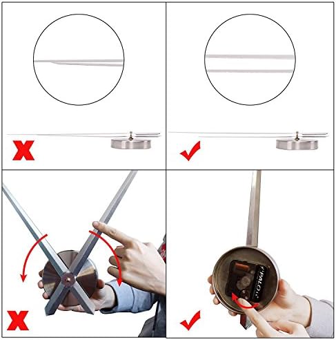 Large Black 3D Frameless Wall Clock Stickers DIY Wall Decoration - Image 5