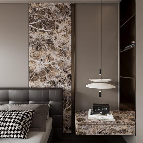 Brown Marble Contact Paper Peel and Stick Wallpaper - Image 7