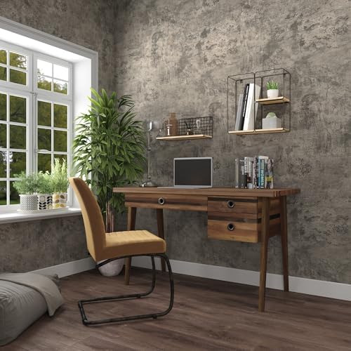 JSEVEM 16"×118" Light Brown Concrete Wallpaper Peel and Stick Industrial Beige - Image 6