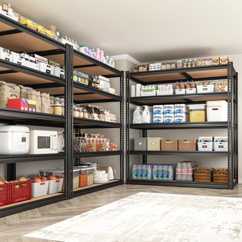 ROOMFAVE 40" W Garage Shelving 2300LBS Storage Shelves, 5 Tier - Image 2