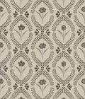 Orainege Vintage Wallpaper Peel and Stick Brown Floral Wallpaper by Orainege