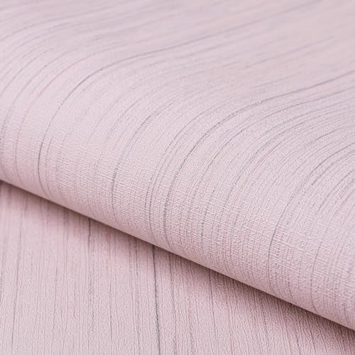 Pink Grasscloth Peel and Stick Wallpaper Texture Contact Paper A Set of 15.7" X - Image 5