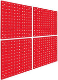 4 Pack Steel Peg Board, Universal 1/8 and 1/4 Pegboard Accessories, Office by Daanxw
