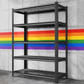 Heavy Duty Garage Shelving 5 Tier Adjustable Metal Wire Storage Rack by BEESTMUEBLE