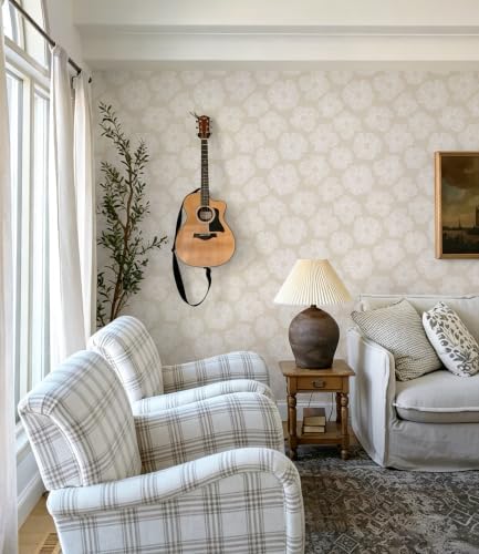 Dimoon 197" x 17.3" Peel and Stick Vinyl Wallpaper Cottage Light Brown - Image 2