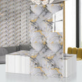 Marble Peel and Stick Backsplash 23.6 x11.8 in by Unknown