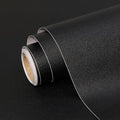 Black Peel and Stick Wallpaper Solid Black Contact Paper A Set of 15.7"x472" by SOONAFTER