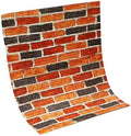 Queenbox 27.6x196.9 in Faux Brick Peel and Stick Foam Soft Waterproof Wall Panel by Queenbox