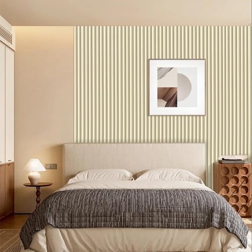10Pack WPC Slat Wall Panels, 96 x 6.4 x 0.8Inches 3D Accent Wall Panels - Image 6