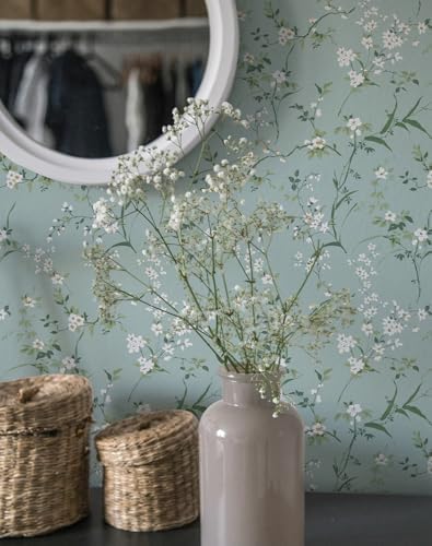 Peel and Stick Wallpaper Farmhouse Wild Floral Peel and Stick Wall Paper French - Image 2