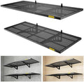 Aecxm 2-Pack 1.64x4ft Adjustable Garage Wall Shelving 560lbs Load Capacity by AECXM