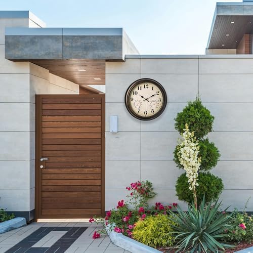 zyzamay 13 Inch Outdoor Clock - Image 5
