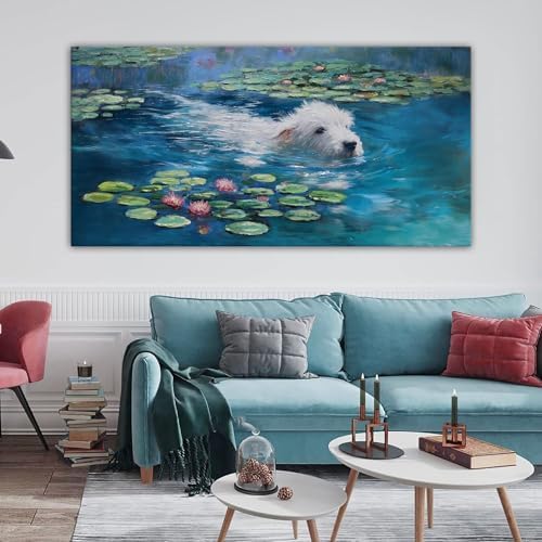 Dog Monet Wall Art with - Image 5