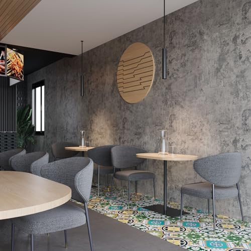 BAYYA Concrete Wallpaper Peel and Stick Grey/Brown/Beige Cement Contact Paper - Image 7