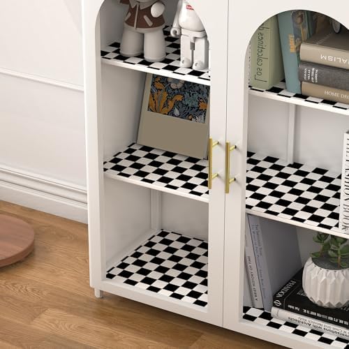 OSECAGE Modern Peel and Stick Wallpaper Checkered Contact Paper 17.7"x984" - Image 5