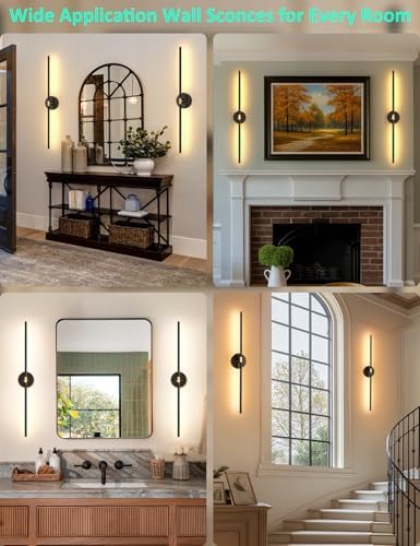 Wall Sconces Battery Operated Set of 2, 10000mAh Rechargeable Wall Lights - Image 6