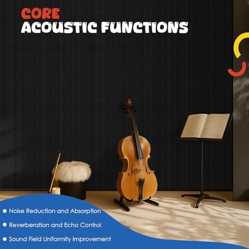10 Pack Acoustic Panels, 47.2”x23.6“x0.4” Acoustic Wall Panels, Large - Image 3