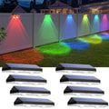 Solar Fence Lights Outdoor by LIANGLOME