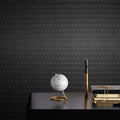 3D Peel and Stick Wallpaper, 15.7" X 118.1" Black Diamond Pattern by Oneoftheworld