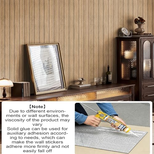 Chejiaye Peel and Stick 3D Wall Panel -15.75"x118"Soundproof Self-Adhesive Wall - Image 6