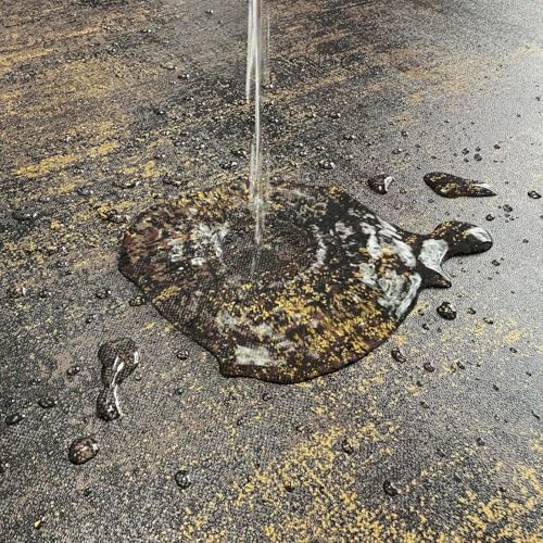 JiffDiff Vintage Metallic Peel and Stick Wallpaper Industrial Metallic Concrete - Image 6