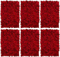 BLOSMON Red Flower Wall Backdrop by Blosmon