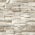 Jeweluck Faux Stone Wallpaper Peel and Stick Brick Wallpaper 17.7”×590.5” by Jeweluck
