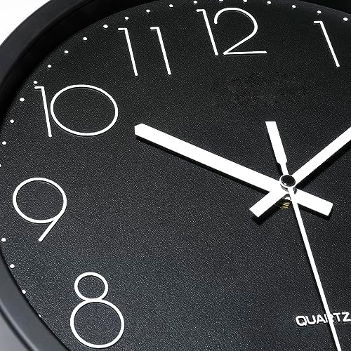 Plumeet Wall Clock, Silent Quartz Clock Decorate Kitchen Living Room, 3D - Image 2