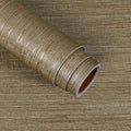 VaryStyle Luxury Brown/Gold Grasscloth Wallpaper Textured Grass Cloth Peel and by VaryStyle
