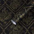 Toduso Peel and Stick Wallpaper Vintage Wall Paper Boho Contact Paper Black and by Toduso