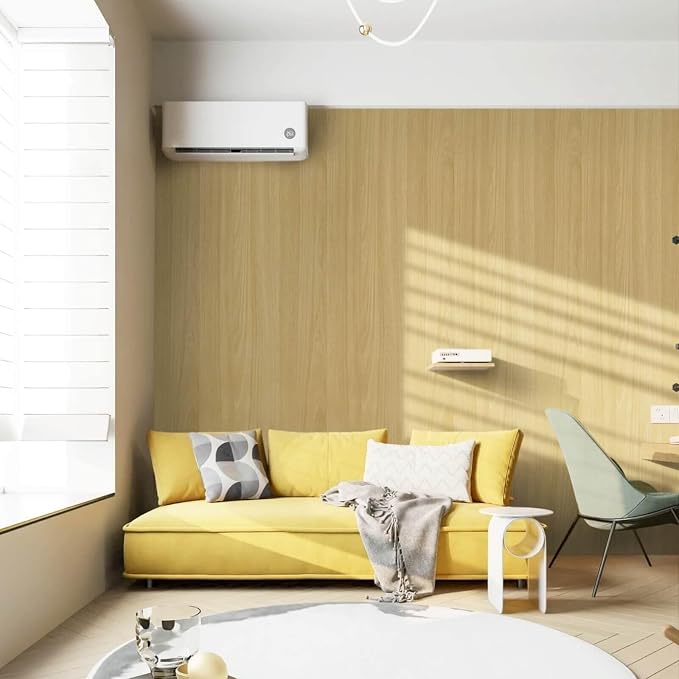 Heroad Peel and Stick Wallpaper Wood Contact Paper Maple Wood Grain Contact - Image 3