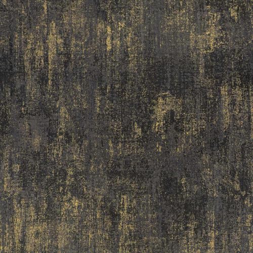 Arthome Black Gold Wallpaper Peel and Stick Contact Paper 17" x 240" by ArthomeWALLDECOR