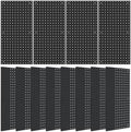 12 Pack 12-Inch X 24-Inch Metal Pegboard Wall Panels, Peg Boards by Daanxw