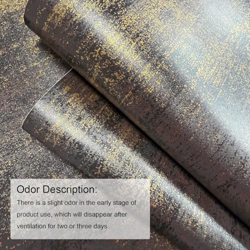 JiffDiff Vintage Metallic Peel and Stick Wallpaper Self Adhesive Industrial - Image 6
