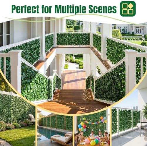 KASZOO Artificial Ivy Privacy Fence Screen - Image 7