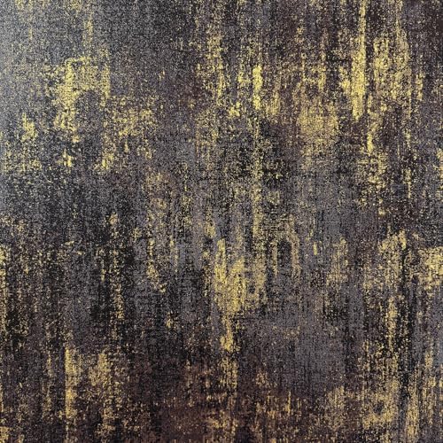 JiffDiff Vintage Metallic Peel and Stick Wallpaper Self Adhesive Industrial by wallpaper
