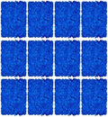 BLOSMON Royal Blue Flower Wall Backdrop Panels, 24 x 16 Inch by Blosmon