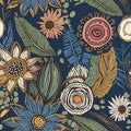 Laatse Boho Wallpaper Peel and Stick 17.5"x78.7" by Laatse