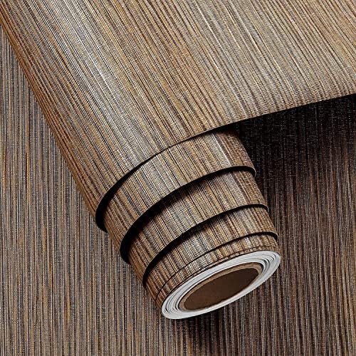 FunStick Grasscloth Wallpaper Peel and Stick Grass Cloth Fabric Wall Paper Self - Image 6