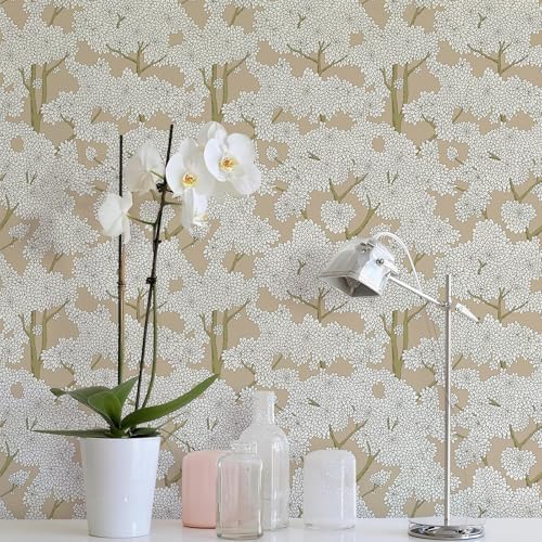 JiffDiff Tree Wallpaper Peel and Stick Jungle Wall Paper Forest Mural Stick on - Image 3