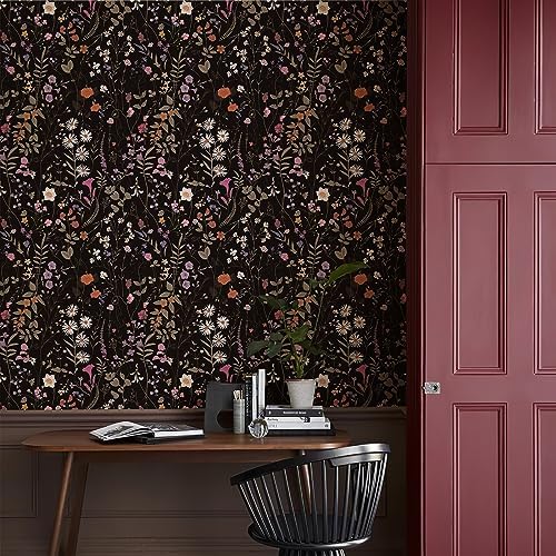 JiffDiff Floral Wallpaper Peel and Stick- 1181" x 17.3" Farm Wildwood Self - Image 7