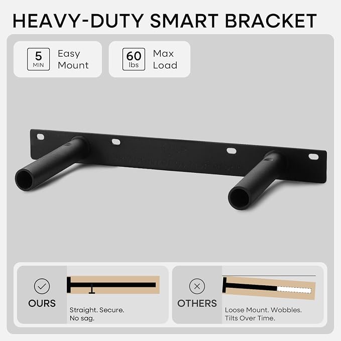 Homeforia Classic Walnut 16 inch Floating Shelf, High End Solid Real Wood Small - Image 4
