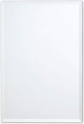 Better Bevel Frameless Rectangle Mirror | 18" x 40" Bathroom Wall Mirror by Better+Bevel