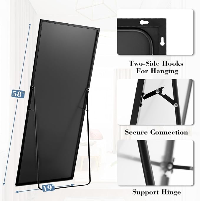 DUMOS 19"x58" Full Length Mirror - Image 5